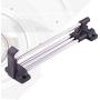 OUNONA Stainless Steel Retractable Closet Pull Out Rod Wardrobe Clothes Hanger Rail Towel Coat Racks Closet Rod Silver,250mm