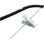 Velvet Skirt Hangers with Clips 10Pcs Non Slip Velvet Clothes Hangers with Notches for Pants and Coat Slim and Heavy Duty