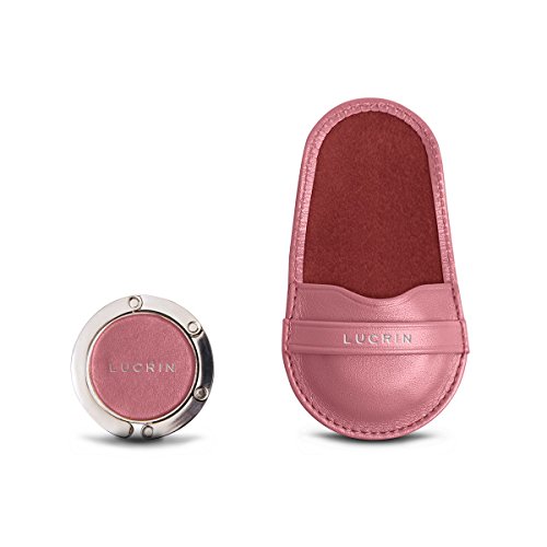 Lucrin - Bag Hanger - Pink - Genuine Leather