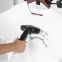 Yosooo Portable Clothes Garment Steamer,Fabrics Standing Wrinkle Remover for Home Travel Includes Garment Hanger and Fabric Brush(red)
