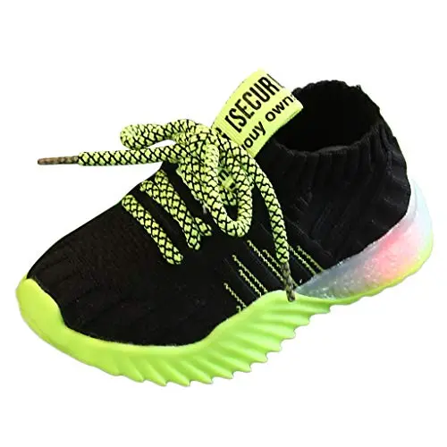 Kids LED Slip on Sneakers Light Up Flashing Sneakers Girls Boys Soft Knit Comfortable Walking Shoes (Toddler/Little Kid) Kids LED Slip on Sneakers Light Up Flashing Sneakers Girls Boys Soft Knit Comfortable Walking Shoes (Toddler/Little Kid)