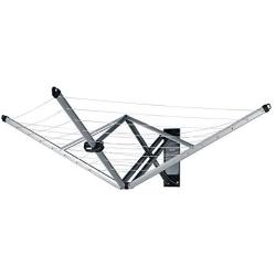 Brabantia Wallfix Wall-Mounted Rotary Dryer -78 ft, 375842