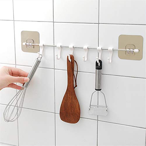 Hooks for Hanging Key Hanger Clothes Holder Kitchen Rails Bathroom Housekeeper Home Organizer Door Adhesive Hook On The Wall