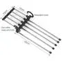Uscharm Space-Saving Pants Rack, 5 in 1 Multi-Functional Pants Rack Foldable Trousers Pants Hanger Multi-Layer Closets Clothes Hangers Drying Rack Double Hooks (White/2 Pack) Uscharm Space-Saving Pants Rack, 5 in 1 Multi-Functional Pants Rack Foldable Trousers Pants Hanger Multi-Layer Closets Clothes Hangers Drying Rack Double Hooks (White/2 Pack)