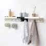 Wall Mounted Shelf Coat Hooks - Entryway Shelf with Hooks,2 Hooks 9 inches,Hanging Book Shelves with Hat Racks Wall Storage Shelf with Hooks Hanging Shelf with Holder for Bedroom, Kitchen, Bathroom Wall Mounted Shelf Coat Hooks - Entryway Shelf with Hooks,2 Hooks 9 inches,Hanging Book Shelves with Hat Racks Wall Storage Shelf with Hooks Hanging Shelf with Holder for Bedroom, Kitchen, Bathroom