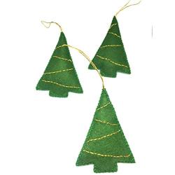 Hanging Xmas Tree Ornaments for Christmas Gift Topper Metallic Gold Thread Hanger New Year Decor