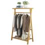 Xiao Jian Wooden Coat Rack,Coat Rack Bamboo Bedroom Mobile Hanger Multifunction Hanging Clothes Rack [4 Size Optional] Coat Rack (Color : 90cm)