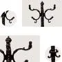 Q_Entryway Furniture Retro Clothes Rack Nordic Coat Stand Simple Hat Coat Rack Living Room Bedroom Floor Hanger Hall Office Clothes Tree Hall Trees