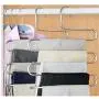 5PC 5 Layers S Shape Multifunctional Clothes Hangers Decoration Pants Storage Hangers Cloth Rack Multilayer Storage Cloth Hanger