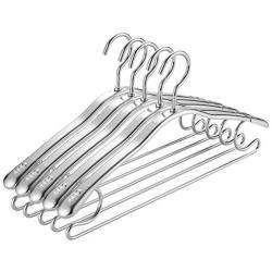 wenlongshop Wide Shoulder Non-Slip Hangers - Suit Hangers (10-Pack) Ultra Thin Space Saving Strong and Durable Clothes Hangers Hold Up-to 10 Lbs, for Coats, Jackets, and Dress Clothes