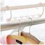 10Pcs (Home Decoration) 3D Space Saving Hanger Magic Clothes Hanger with Hook Closet Organizer Home Tools 10Pcs (Home Decoration) 3D Space Saving Hanger Magic Clothes Hanger with Hook Closet Organizer Home Tools