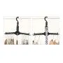 WZP Hanger,Multi-Hole Magic Hanger Home Multi-Function Storage Artifact,Creative Dormitory Clothes Space Rotation Drying Drying Rack Space Saving/Black/As Shown WZP Hanger,Multi-Hole Magic Hanger Home Multi-Function Storage Artifact,Creative Dormitory Clothes Space Rotation Drying Drying Rack Space Saving/Black/As Shown