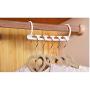 10pcs 3D Space Saving Space Hanger Clothes Hanger Hook Decoration
