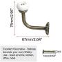 uxcell 6pcs Curtain Tieback Hooks Zinc Alloy Curtain Drapery Window Holdback Wall Hook Clothes Hanger, Bronze Tone