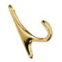 Dolity Vintage Wall-Mounted Hook Clothes Single Coat Hanger Door Hook Strong Durable - Gold Dolity Vintage Wall-Mounted Hook Clothes Single Coat Hanger Door Hook Strong Durable - Gold