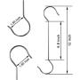 12 Inch Metal Hanging Christmas S Hooks - Extra Large Shaped Hook Heavy-Duty S Hooks,for Kitchenware, Plants,Clothing store, Garden S Hook,Hotels,Hovel and workshops,Stainless steel(6-Pack) 12 Inch Metal Hanging Christmas S Hooks - Extra Large Shaped Hook Heavy-Duty S Hooks,for Kitchenware, Plants,Clothing store, Garden S Hook,Hotels,Hovel and workshops,Stainless steel(6-Pack)