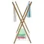 JEROAL Towel Rack Rail Stand Bathroom Storage Rack Laundry Drying Rack Hanger JEROAL Towel Rack Rail Stand Bathroom Storage Rack Laundry Drying Rack Hanger