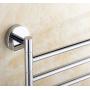 Estrend Swivel Towel Rack Heavy Duty Brass Wall Mounted Swing Towel Bar Holder for Bathroom 5-Arm