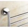 Estrend Swivel Towel Rack Heavy Duty Brass Wall Mounted Swing Towel Bar Holder for Bathroom 5-Arm