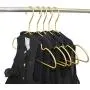 Koobay 10ps 12" Matt Gold Aluminium Coat hanger Children Top girls hangers/boys hangers Clothes Hangers for Closet Organization W Notches Satin Matt Koobay 10ps 12" Matt Gold Aluminium Coat hanger Children Top girls hangers/boys hangers Clothes Hangers for Closet Organization W Notches Satin Matt