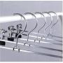 10PCS Stainless Steel Trousers Rack Clip Anti-Slip Clothespin Pants Clamp Clothes Hanger 10PCS Stainless Steel Trousers Rack Clip Anti-Slip Clothespin Pants Clamp Clothes Hanger