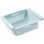 yagaga Storage Boxes Food Container Fresh Spacer Layer Storage Rack - Pull-Out Drawers, Refrigerator Partition Layer Durable Storage Rack Fruit Vegetable Holder