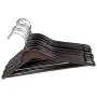 Pillowtex Wood Suit Clothes Closet Hanger w/Bar - Set of 20 Walnut Finish Hangers Pillowtex Wood Suit Clothes Closet Hanger w/Bar - Set of 20 Walnut Finish Hangers