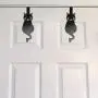 Evelots Over The Door Hook Hangers-Black Cat-Towel/Jacket-Hold 20 Lbs-Iron-Set/2 Evelots Over The Door Hook Hangers-Black Cat-Towel/Jacket-Hold 20 Lbs-Iron-Set/2