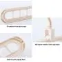 Stuart77 Magic Coat Hangers Rotate Anti-Skid Folding Clothes Hanger Rack Wardrobe Space Saver Magic Closet Organiser Hanging Hangers (Random Color)