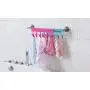 Hangers Multifunctional Portable Socks Dry Cloth Travel Portable Folding Cloth Hanger Cloth Clips
