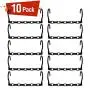 Pretigo Magic Hangers Space Saving Hangers 10 Pack Closet Space Saver Hanger Organizer Multi Hangers Space Saving