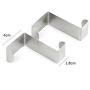 2PC Door Hook Stainless Kitchen Cabinet Clothes Hanger -KingWo