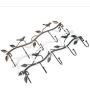 Premium Wall Hooks,Adhesive Hooks,yanQxIzbiu Bird Metal Over Door Hanger Hook Kitchen Cabinet Hat Coat Clothes Towel Holder - Black