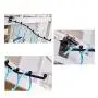HJYPYJ Magic Hanger,Iron 7 Even Hook Folding Hanger,for Dormitory Wardrobe Space-Saving Organizer Hanger Strong Bearing Capacity/Black / 10 pcs