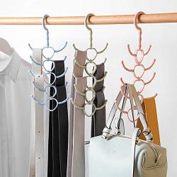 lliang Hangers Rotatable 10-Claw Clothes Hanger Windproof Clothes Hanger Handbag Bag Holder Space Saving Clothes Hanger Organizer