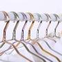 High-tech type 5/10PCS Aluminum Alloy Clothes Hanger Anti Skid Clothes Hanging Wardrobe Storage No Trace Clothes Drying Rack,4-5PCS