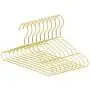 10PC 32cm Children Cute Gold Metal Clothes Shirts Hanger with Notches, Heavy Duty Small Coats Hanger for Kids Decoration