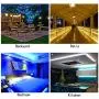 Strip Light Mounting Clips KINDPMA Self Adhesive LED Strip Light Mounting Brackets Holder for 10mm(3/8") Wide Waterproof and Non Waterproof 3528/5630/5050/2835 LED Strip Light,100 Pack