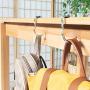 kwmobile 2x Foldable Purse Hooks - Folding Table Purse Hanger Hook Bag Holders