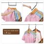 AMKUFO 12 Pack Magic Hangers Space Saving Hangers Closet Space Saver Hanger Organizer Multi Hangers Sturdy Plastic for Heavy Clothes
