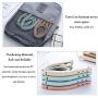GTWCK Travel Hangers, Portable Folding Non-Slip Sturdy Clothes Hangers for Both Home Storage and Travel Use