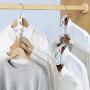 Cascading Hanger Hooks, Kereda 12 PCS Clothes Hanger Hooks for Clothing & Closet Storage Space Saving, White