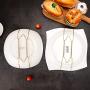 AhlsenL 10 Pack Stainless Steel Plate Hangers for Walls Compatible Decorative Plates Hooks Dish Diaplay Holder 8 Inch with 10 PCS Wall Hooks