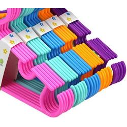 Tzichi - Child Coat Rack - 5pcs Plastic Kids Clothes Colorful Hangers Baby Trouser Coat Bar Drying Rack Eyeful - Hanger & Cloth Coat Rack Children Hanger Hanger Hanger Hanger Racks Nets Child Girl B