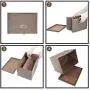 File Storage Box, Collapsible Decorative Linen Filing & Storage, Portable Office Document Organizer | Letter/Legal (Brown, 1 Pack) File Storage Box, Collapsible Decorative Linen Filing & Storage, Portable Office Document Organizer | Letter/Legal (Brown, 1 Pack)