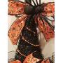 SPIDERS & WITCHES HALLOWEEN DECO MESH WITCH HAT DOOR DECOR - FREE SHIPPING - WREATH HANGER INCLUDED