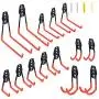 Upgraded Garage Hooks Heavy Duty 14 Pack Garage Organization & Storage System Hooks, Support Up to 87 lbs, Wall Mount Hooks for Organizing Power Tools, ladders, Bikes(Orange) Upgraded Garage Hooks Heavy Duty 14 Pack Garage Organization & Storage System Hooks, Support Up to 87 lbs, Wall Mount Hooks for Organizing Power Tools, ladders, Bikes(Orange)