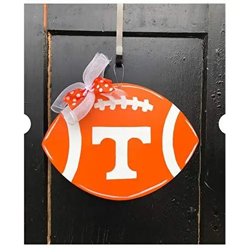 Tennessee football door hanger wreath go Vols Tennessee football door hanger wreath go Vols