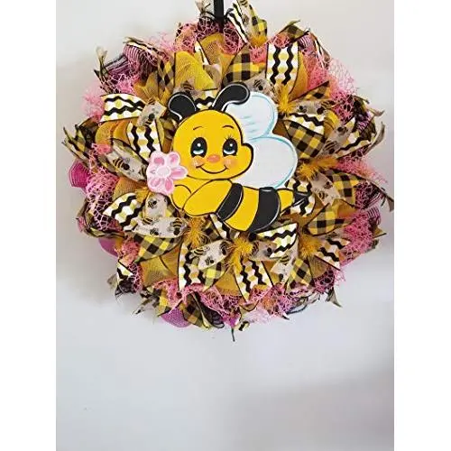 Spring Wreath, Bee Wreath, door wreath,bunny wreath,spring door wreath,door hanger Spring Wreath, Bee Wreath, door wreath,bunny wreath,spring door wreath,door hanger