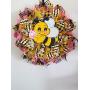 Spring Wreath, Bee Wreath, door wreath,bunny wreath,spring door wreath,door hanger